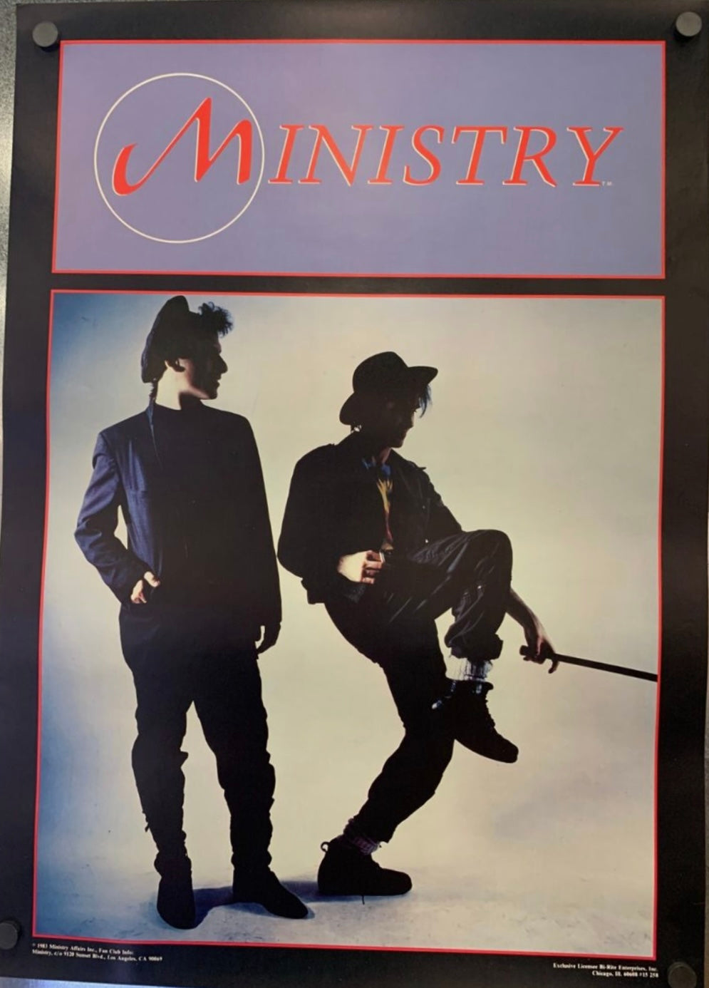Ministry al jourgensen 1983 poster