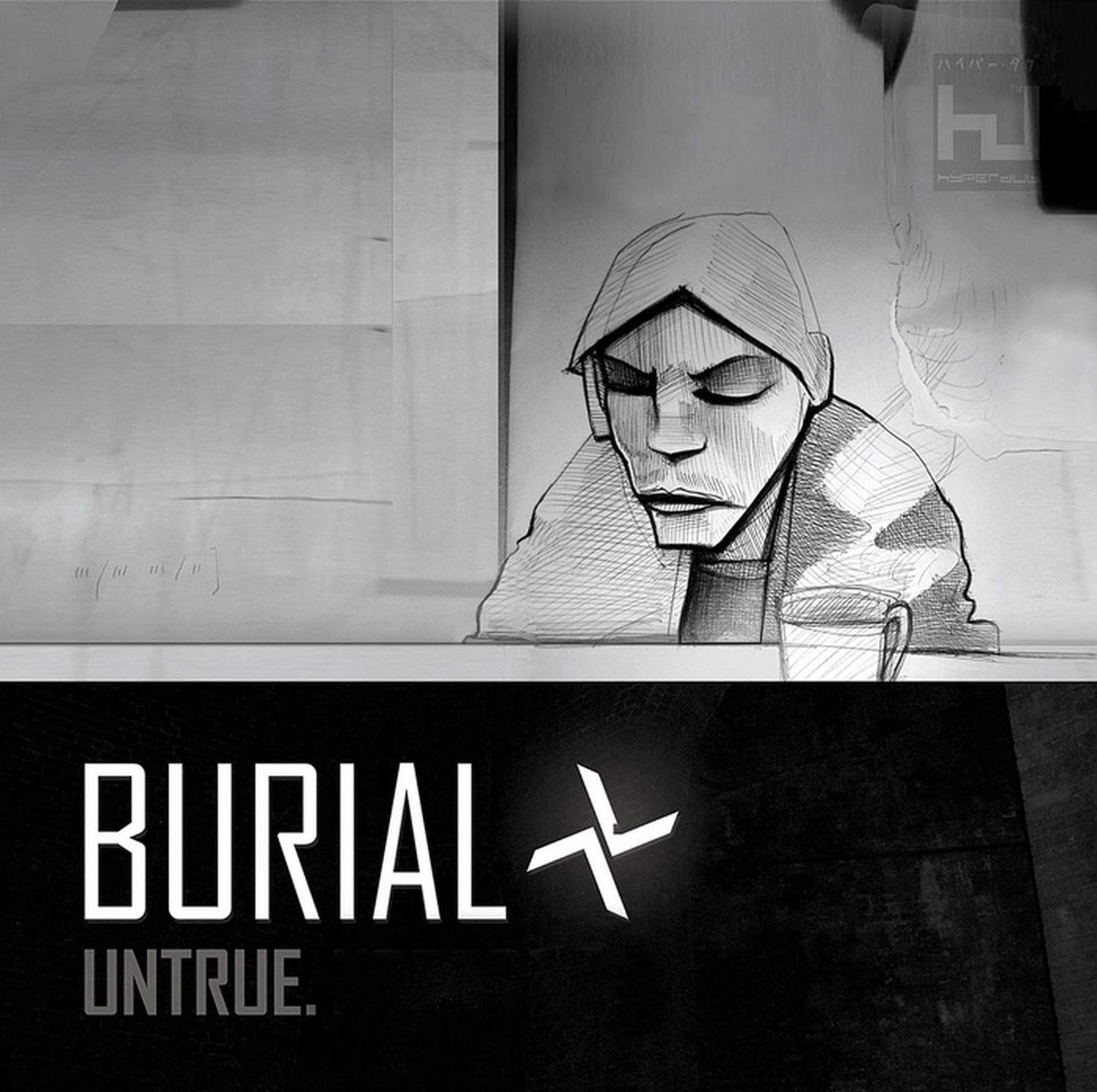 Burial - Untrue vinyl album cover