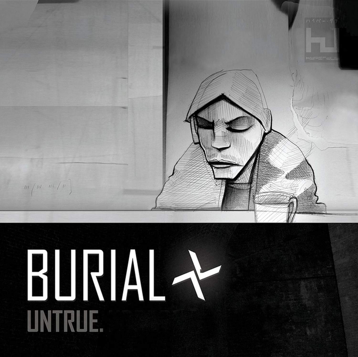 Burial - Untrue vinyl album cover
