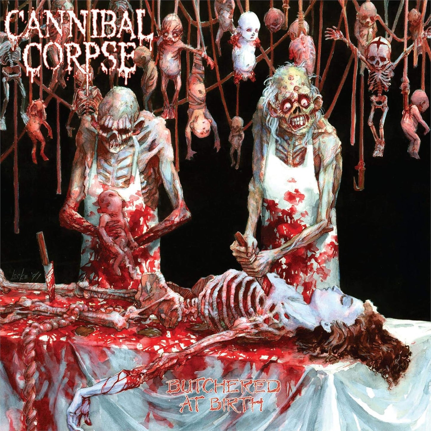 Cannibal Corpse - Butchered At Birth vinyl album cover