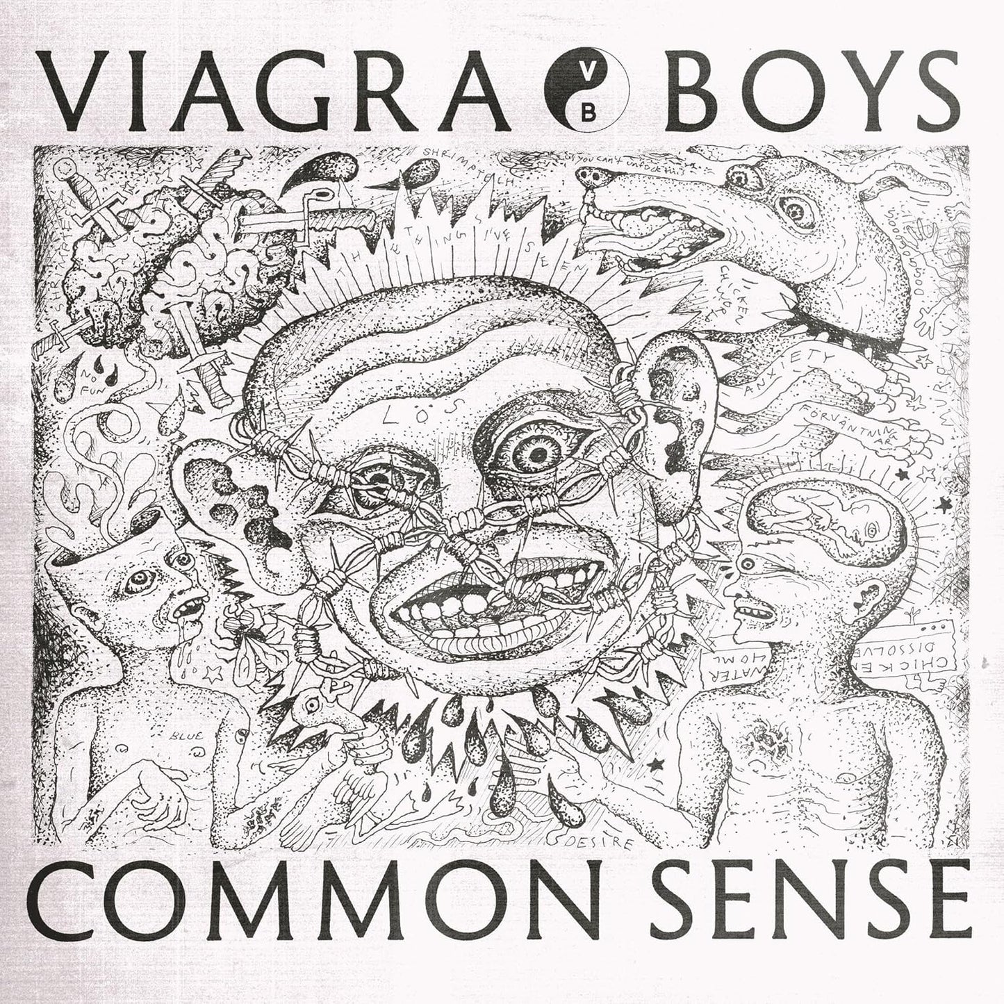 Viagra Boys - Common Sense (used) vinyl album cover