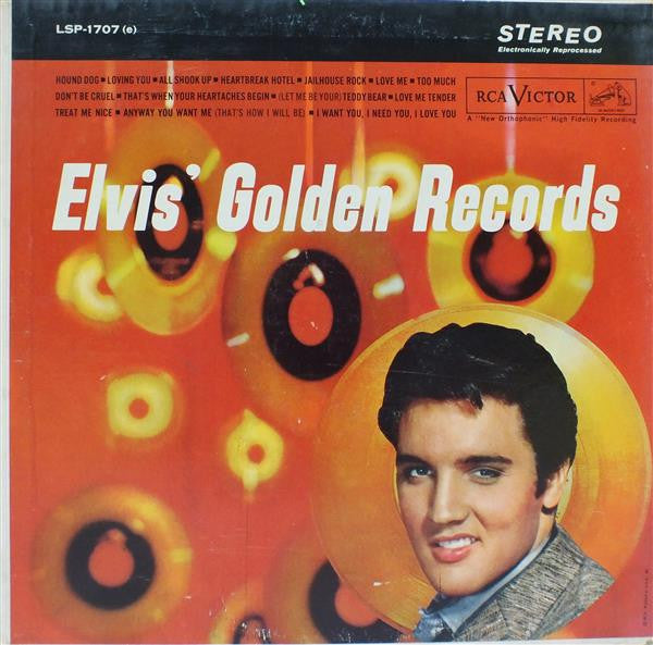 Elvis Presley - Elvis' Golden Records (used) vinyl album cover