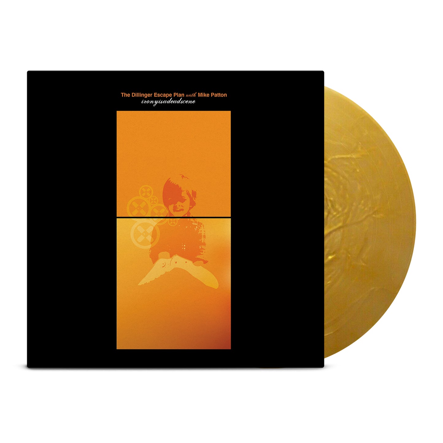 The Dillinger Escape Plan - Irony Is a Dead Scene (used) vinyl color gold nugget