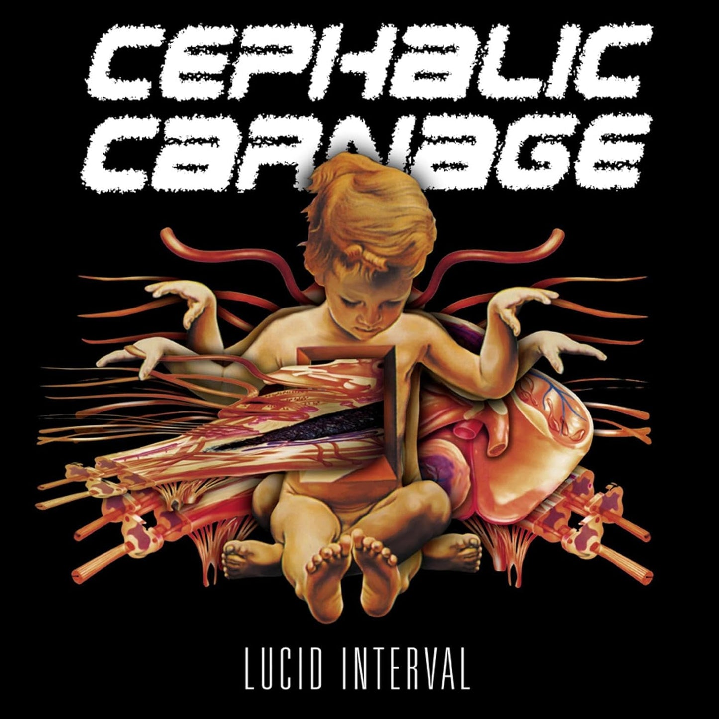 Cephalic Carnage - Lucid Interval vinyl album cover