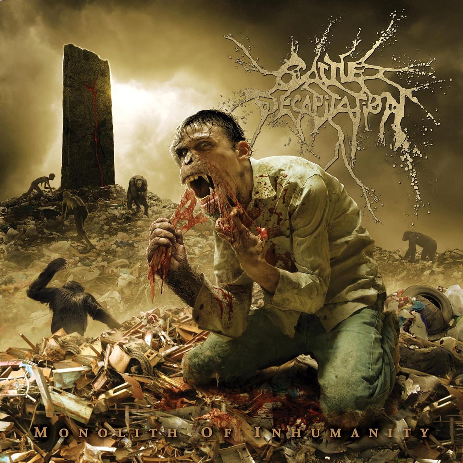 Cattle Decapitation - Monolith Of Inhumanity vinyl album cover