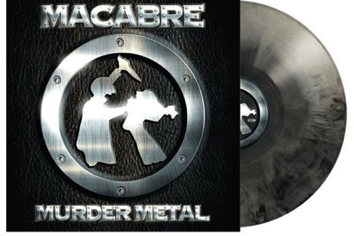 Macabre - Murder Metal (used) vinyl color silver black swirl