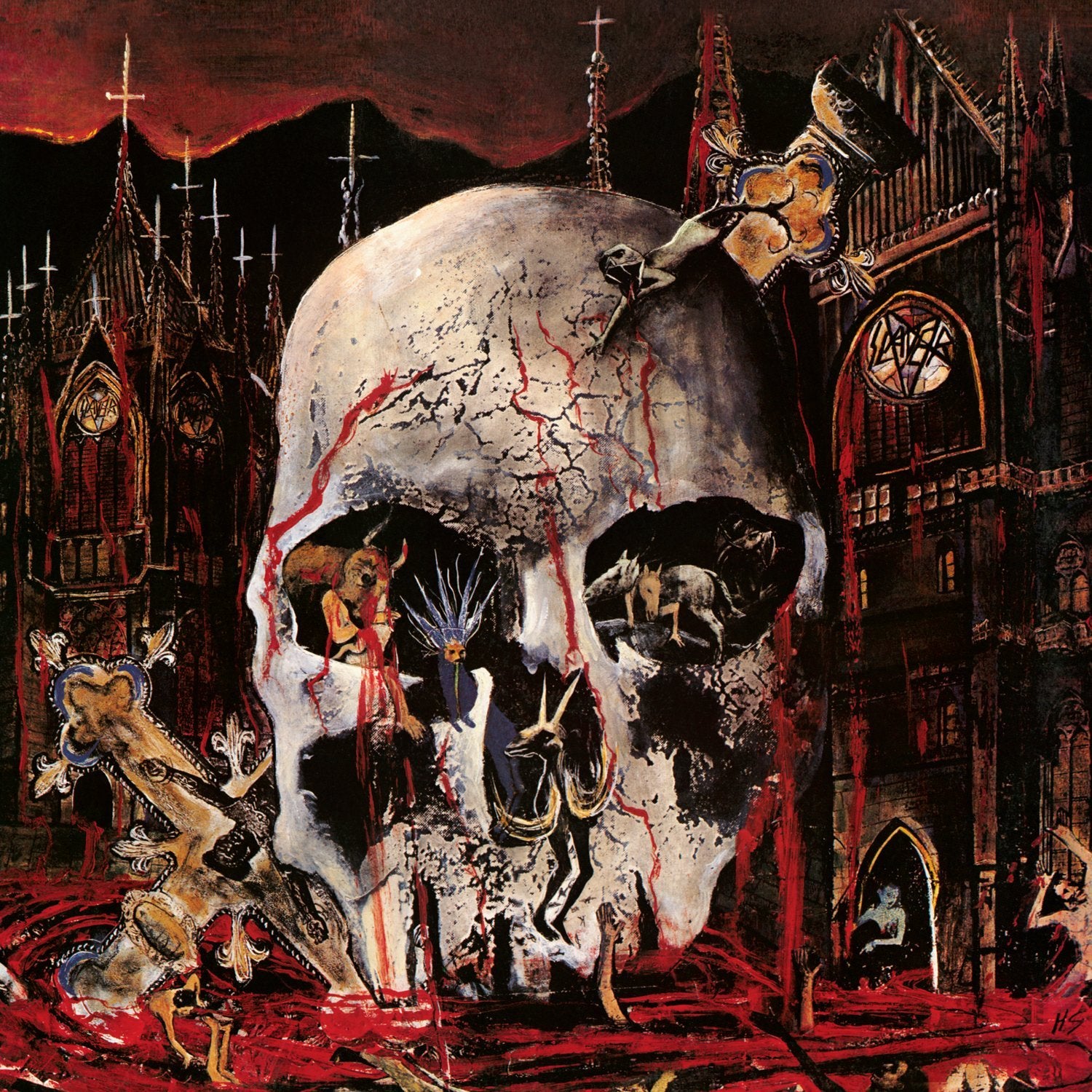 Slayer - South Of Heaven vinyl album cover