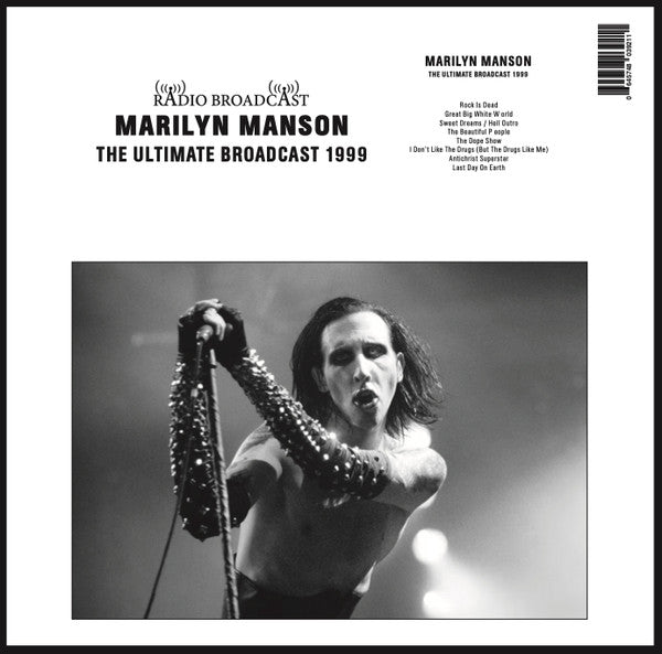 Marilyn Manson - The Ultimate Broadcast 1999 vinyl album cover