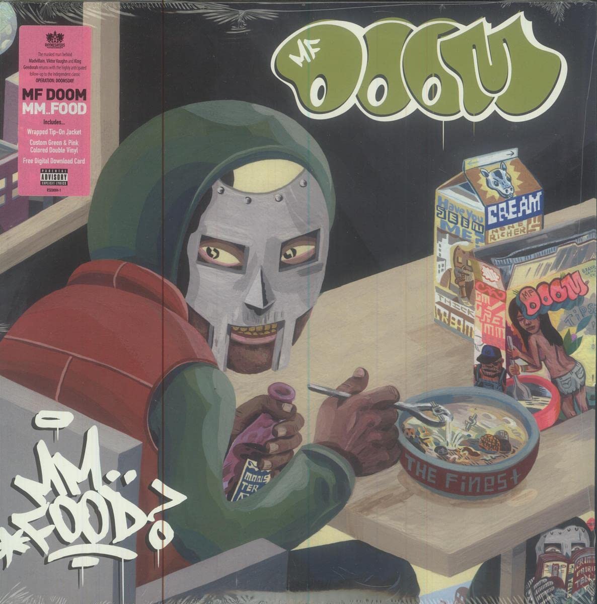 MF Doom - MM.. Food vinyl album cover