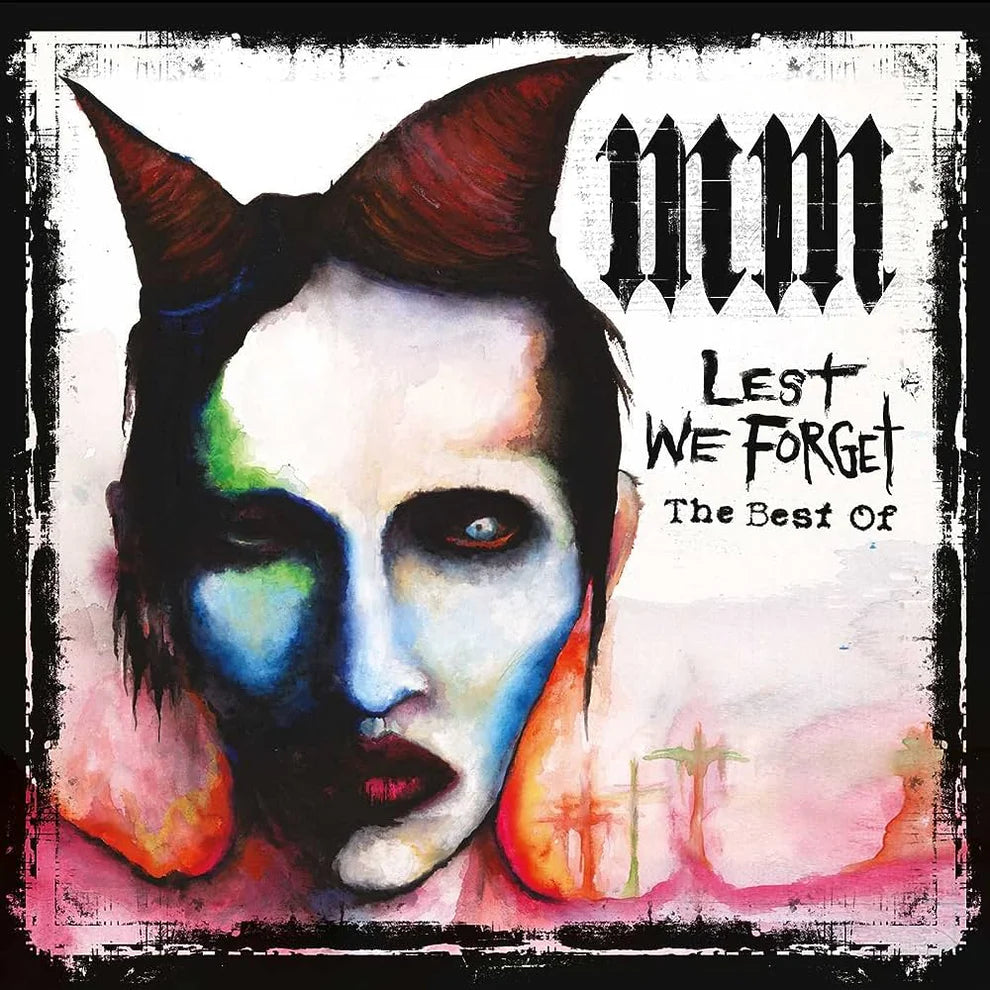 Marilyn Manson - Lest We Forget, The Best Of vinyl album cover