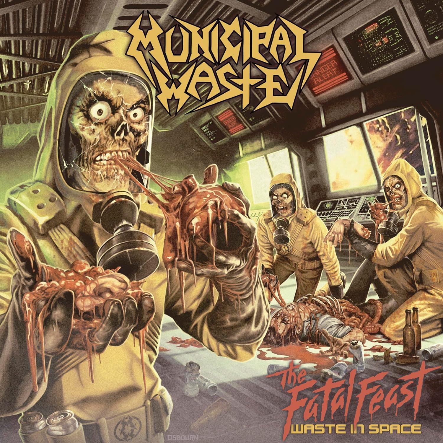 Municipal Waste - The Fatal Feast vinyl album cover