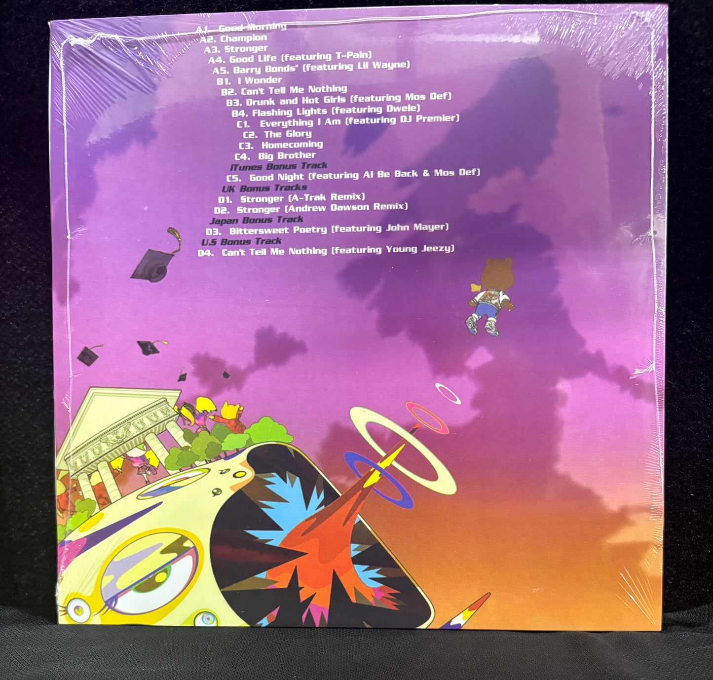 Kanye West - Graduation (Deluxe Edition) vinyl real product back