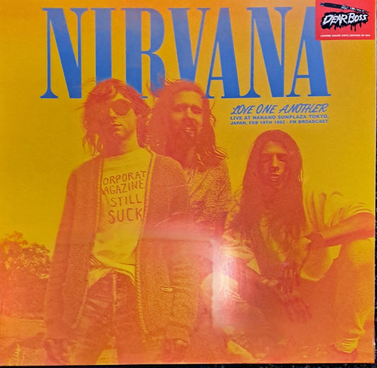 Nirvana - Love One Another Tokyo 1992 vinyl album cover