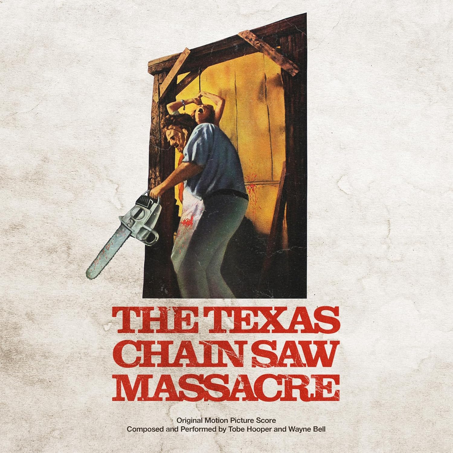 The Texas Chain Saw Massacre OST vinyl album cover