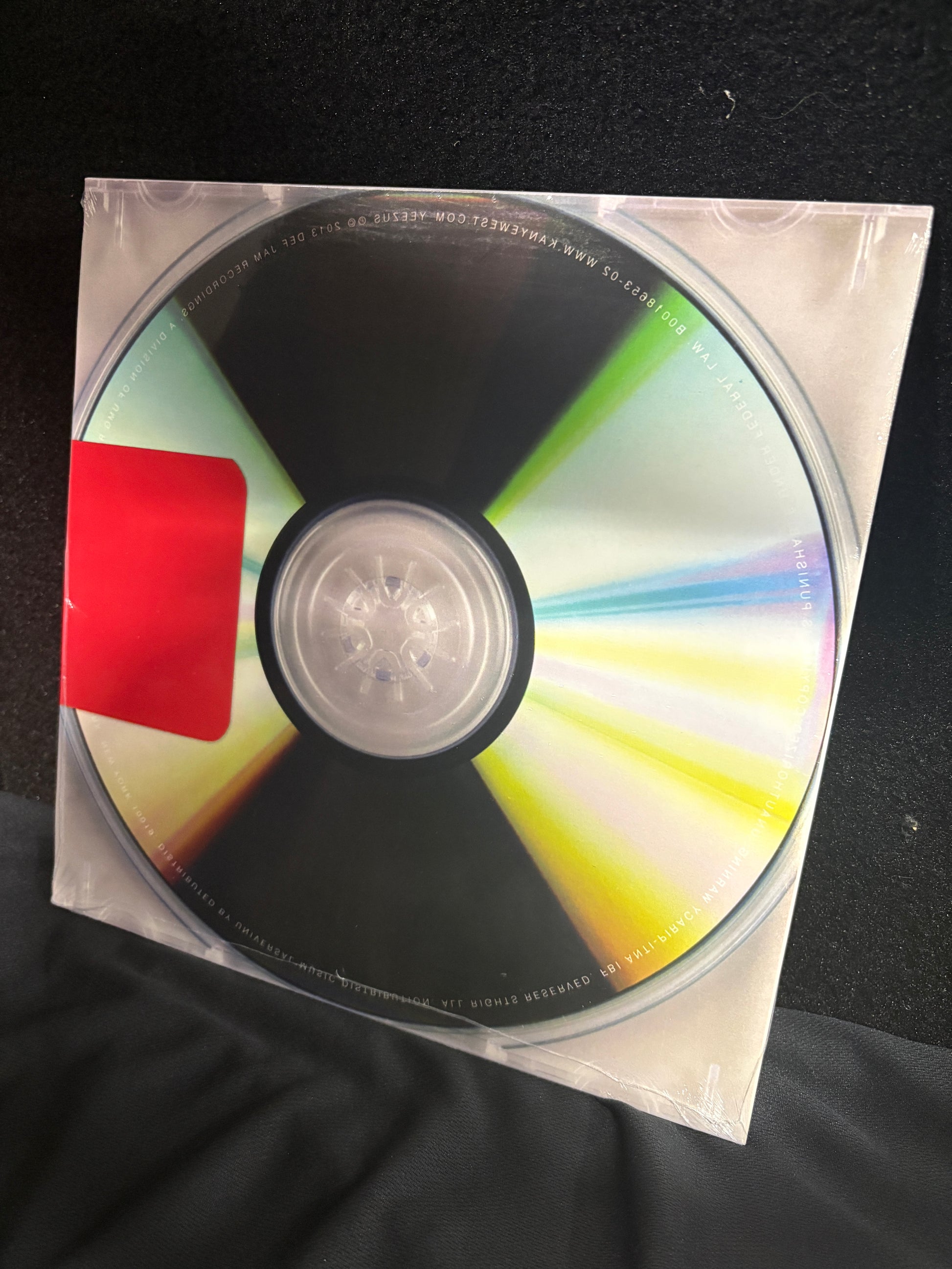 Kanye West - Yeezus vinyl album cover back view