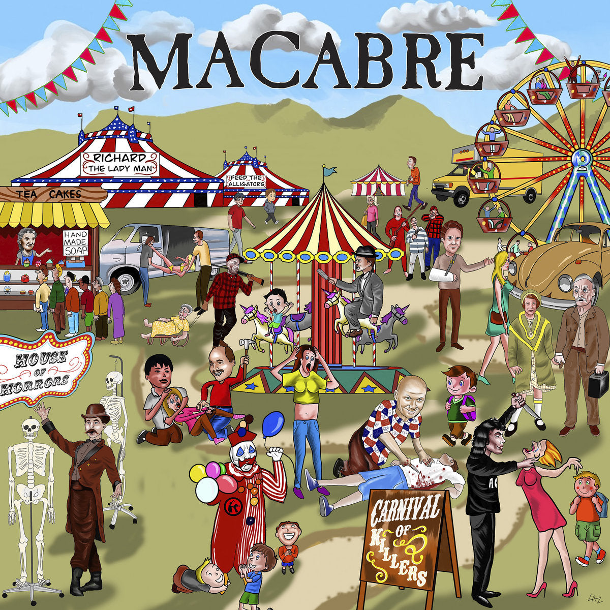 Macabre - Carnival of Killers vinyl album cover