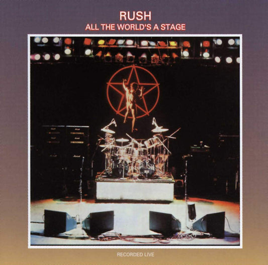 Rush - All The World's A Stage vinyl album cover