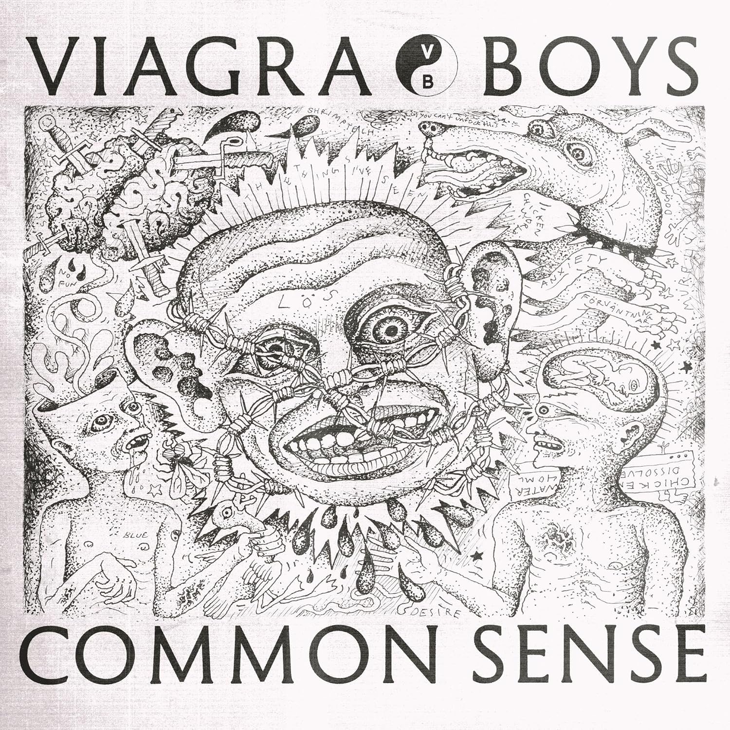 Viagra Boys - Common Sense (used) vinyl album cover