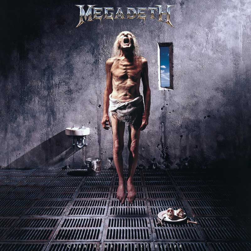Megadeth - Countdown To Extinction vinyl album cover
