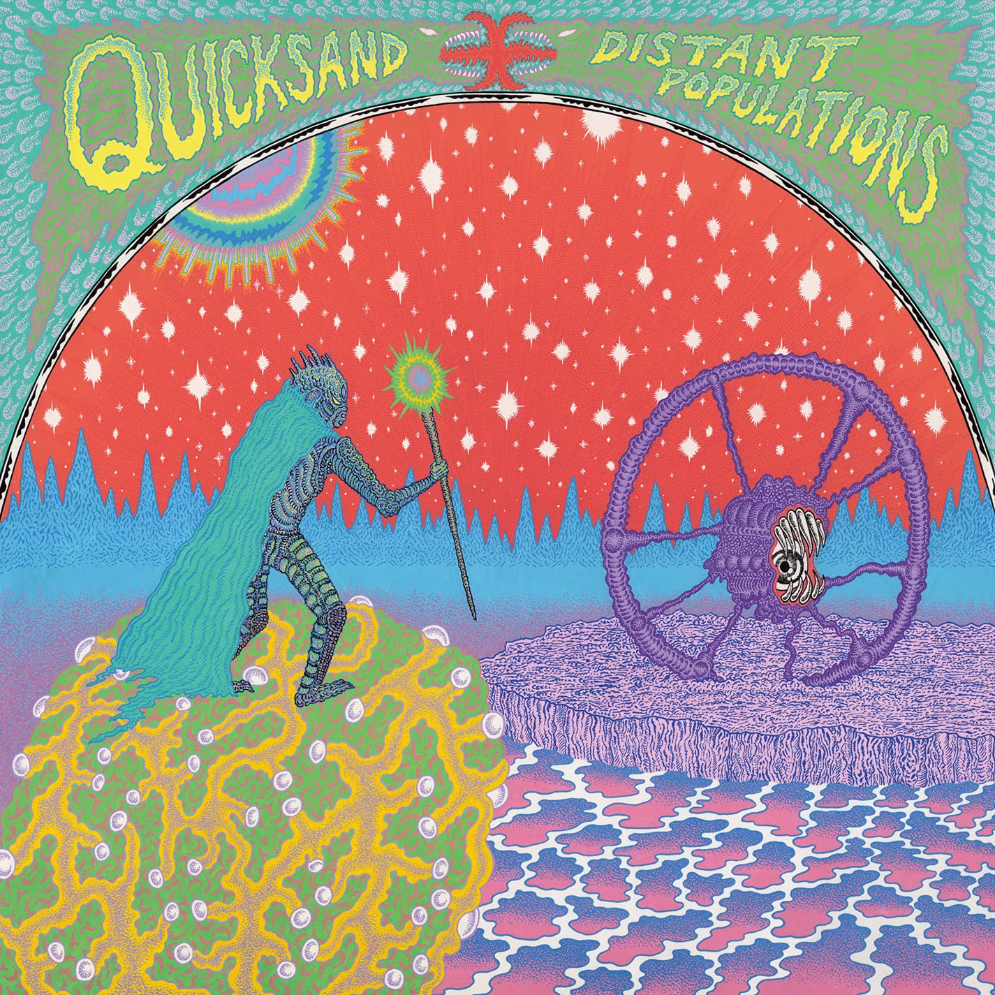 Quicksand - Distant Populations vinyl album cover