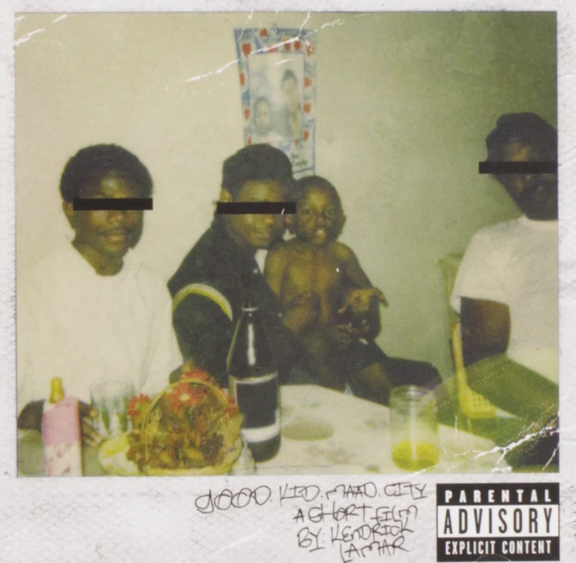 Kendrick Lamar - good kid, m.A.A.d city vinyl album cover