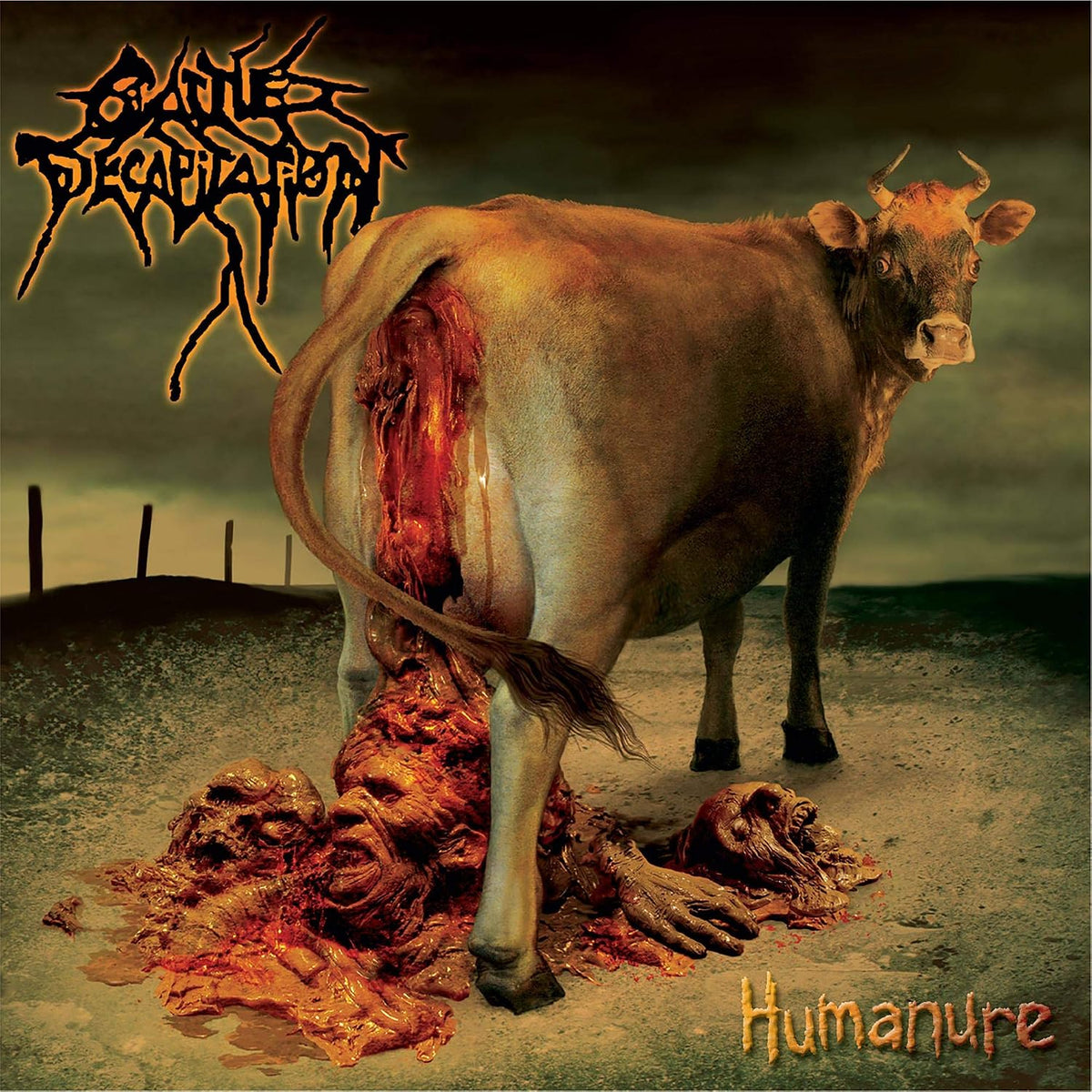 Cattle Decapitation - Humanure (+The Earthling 7") vinyl album cover