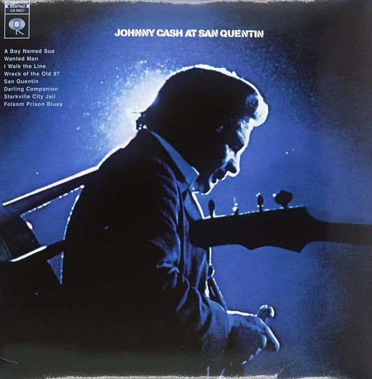 Johnny Cash - Johnny Cash At San Quentin (used) vinyl album cover