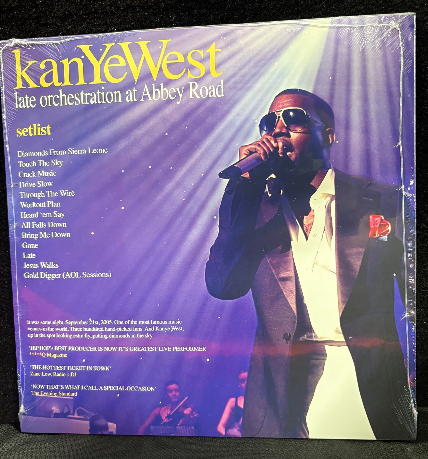 Kanye West - Late Orchestration vinyl album back cover real