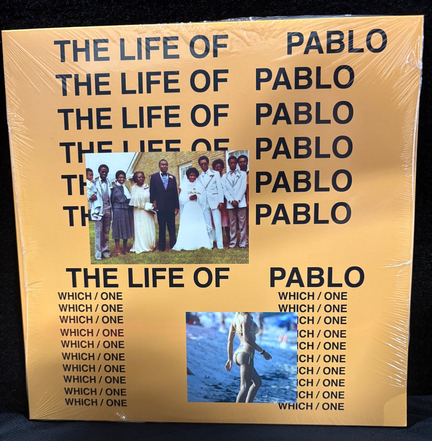 Kanye West - The Life of Pablo vinyl album front cover real