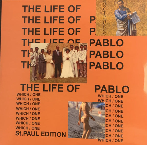 Kanye West - The Life Of Pablo (St. Paul Edition) vinyl album cover