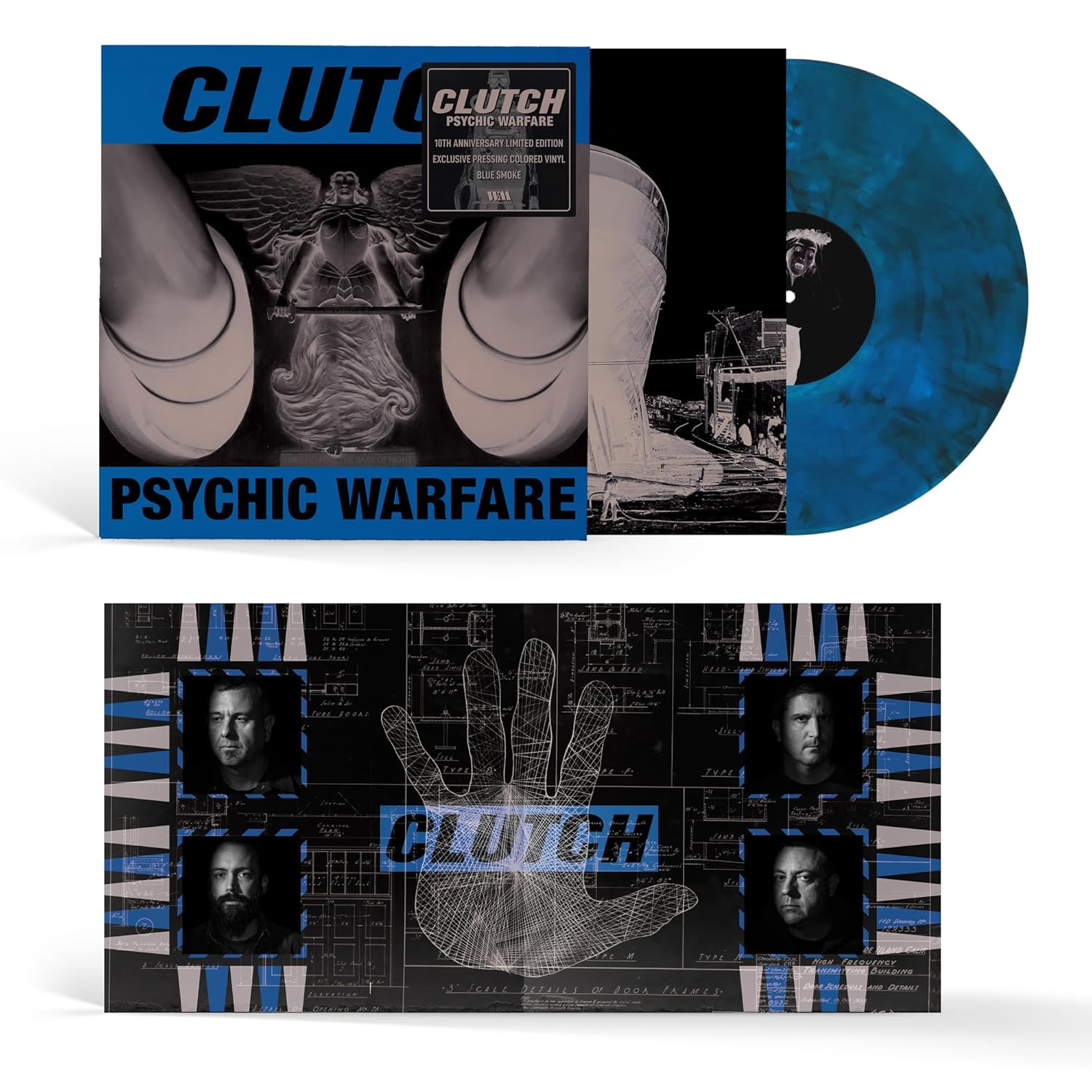 Clutch - Psychic Warfare (10th anniversary edition) vinyl layout