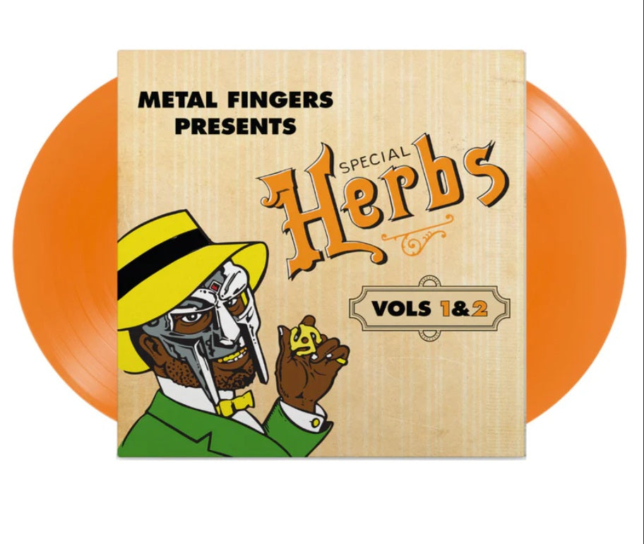 MF DOOM - Metal Fingers Presents: Special Herbs Vol. 1 & 2 vinyl layout