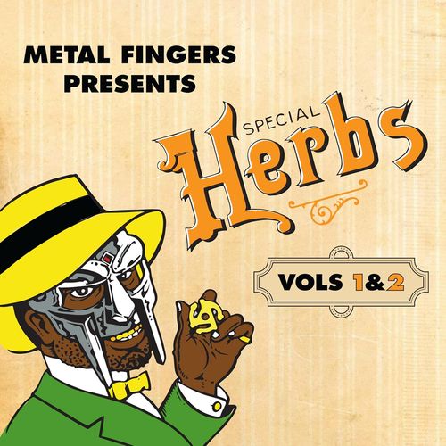 MF DOOM - Metal Fingers Presents: Special Herbs Vol. 1 & 2 vinyl album cover