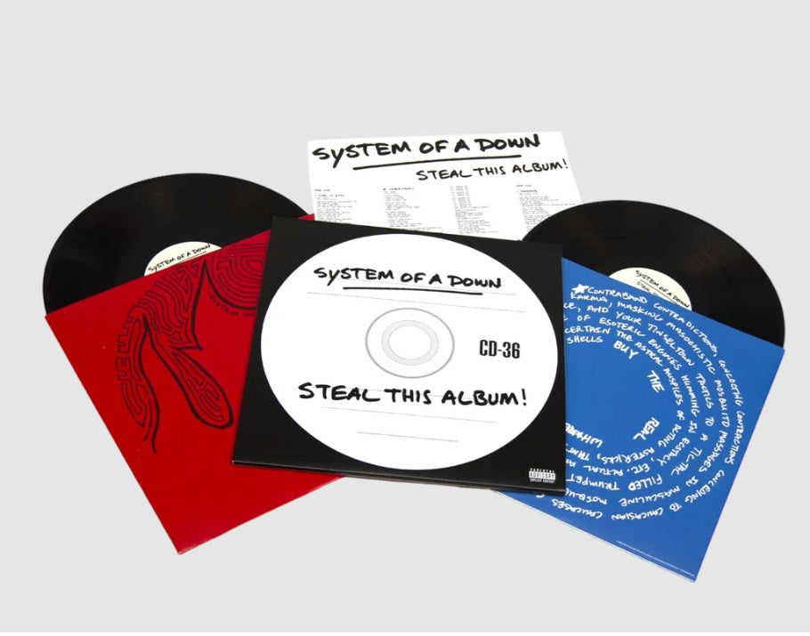 System Of A Down - Steal This Album! vinyl layout