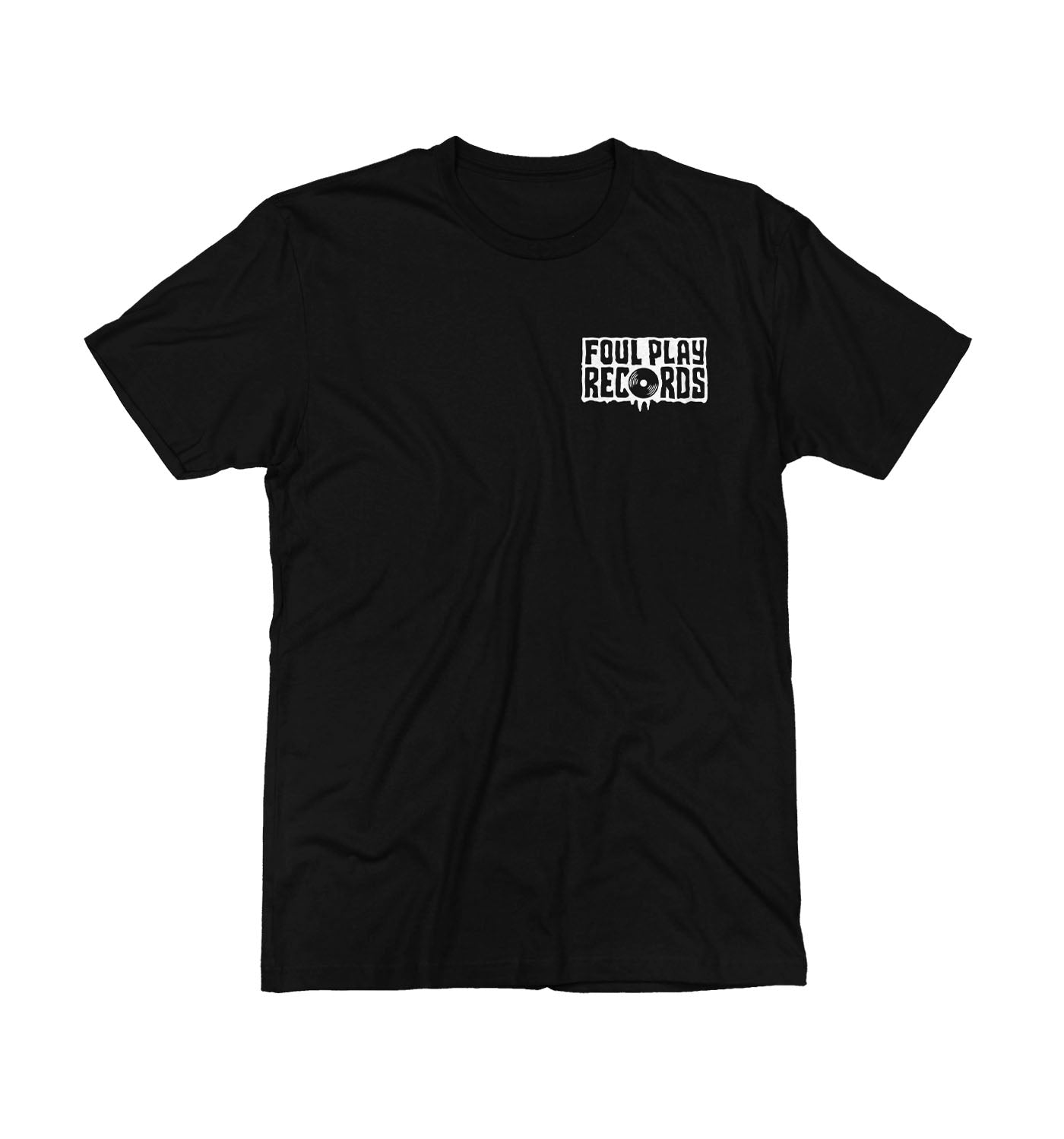 Foul Play Records black short sleeve T-shirt
