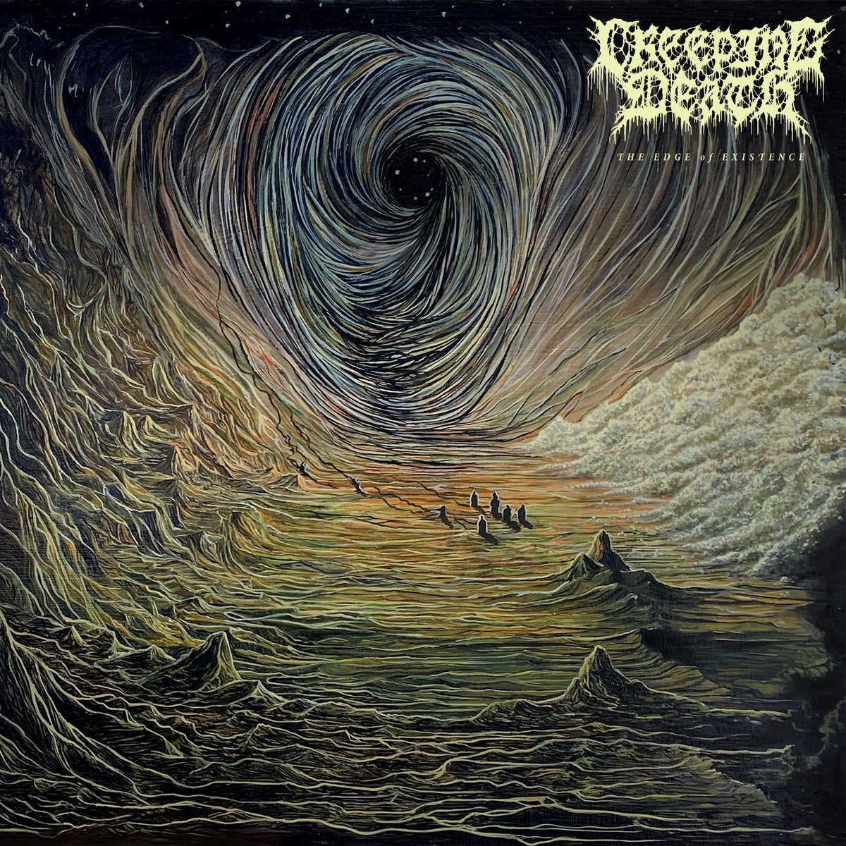 Creeping Death - The Edge Of Existence vinyl album cover