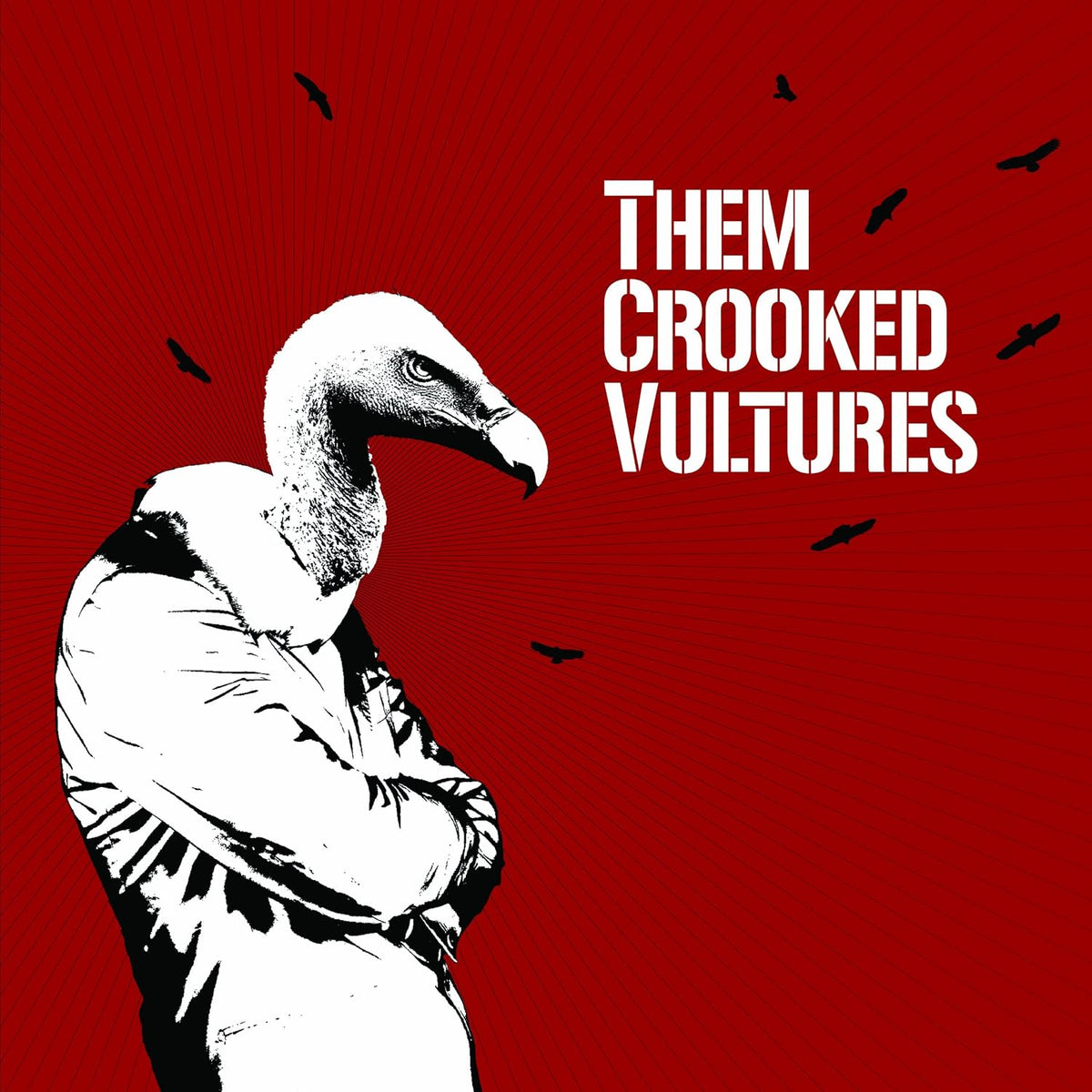 Them Crooked Vultures - Them Crooked Vultures vinyl album cover