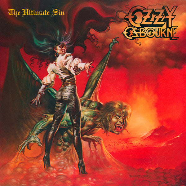 Ozzy Osbourne - The Ultimate Sin vinyl album cover