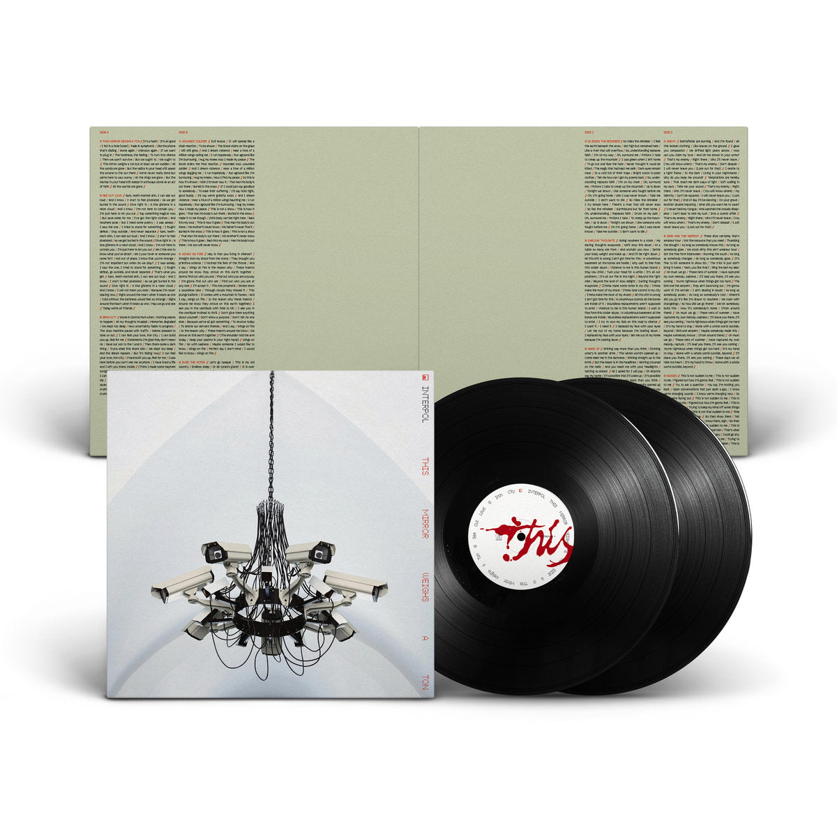 Interpol - This Mirror Weighs A Ton vinyl layout