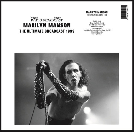 Marilyn Manson - The Ultimate Broadcast 1999 vinyl album cover