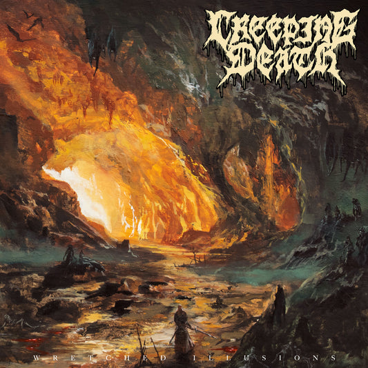 Creeping Death - Wretched Illusions  vinyl album cover