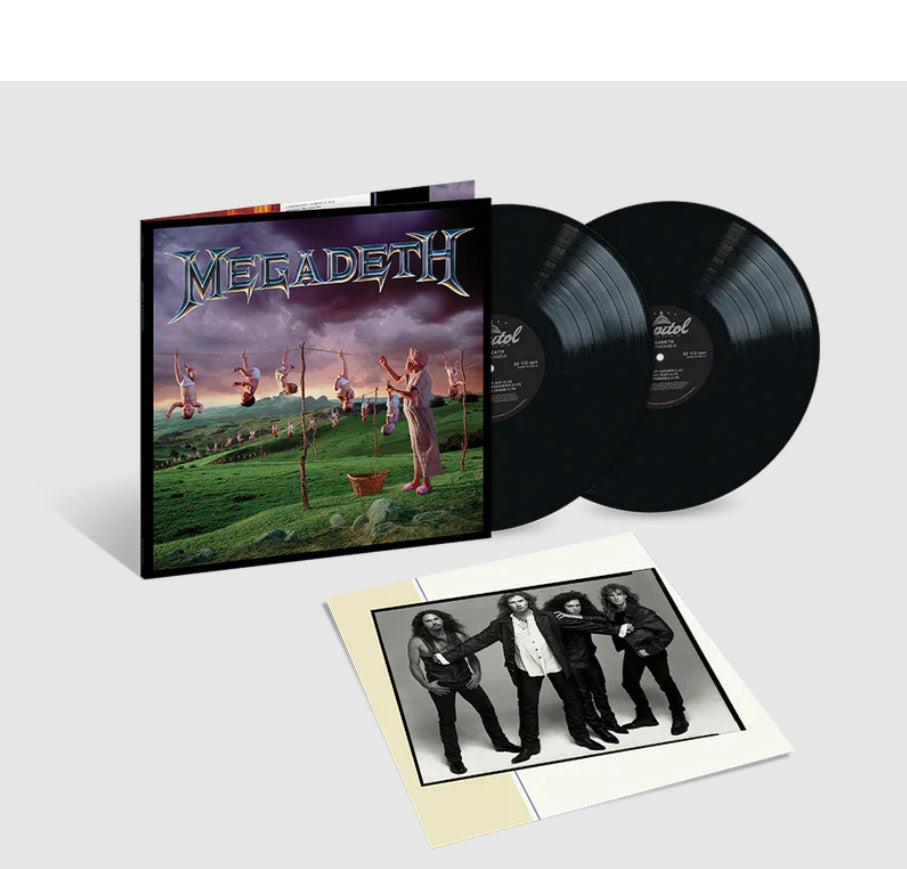 Megadeth - Youthanasia vinyl layout